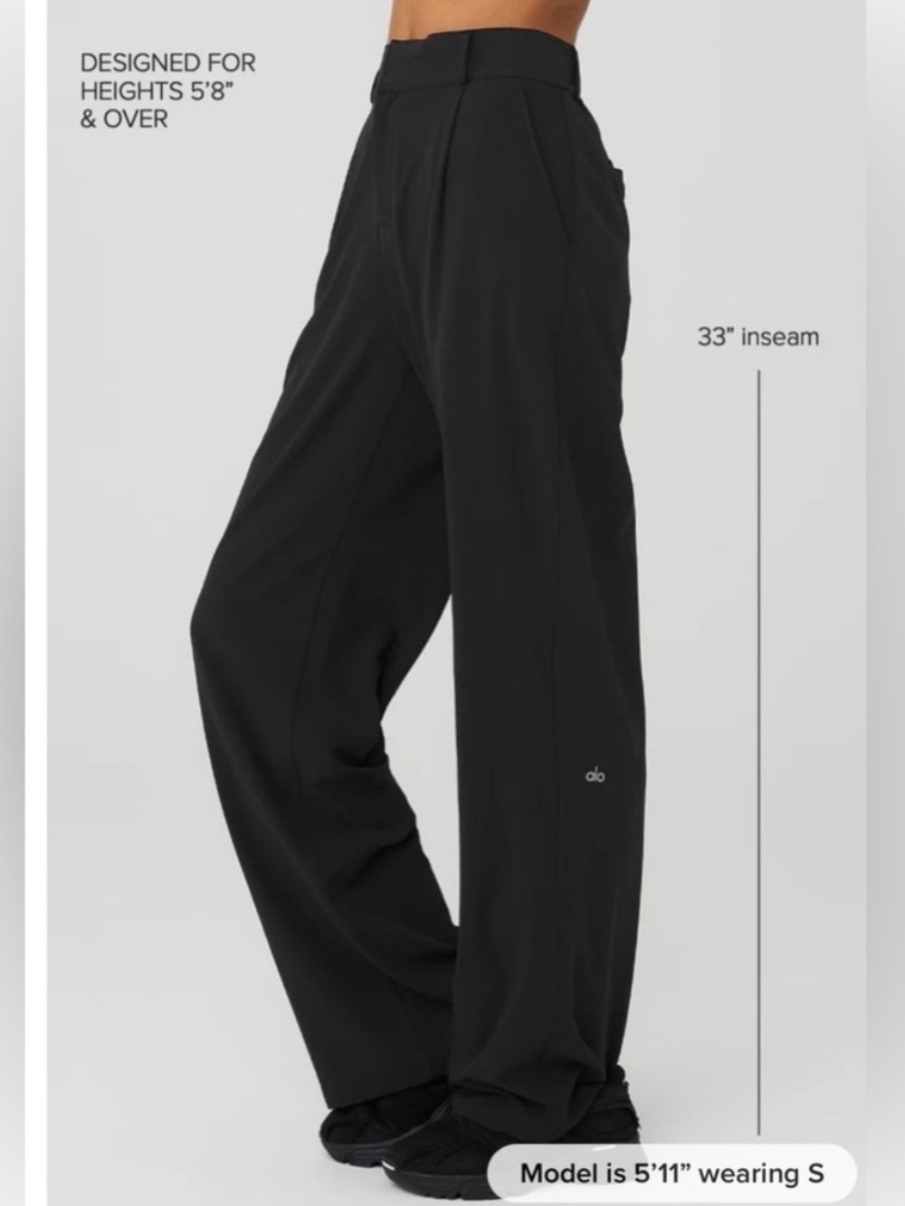 ALO Yoga Wide Leg Pants - Black